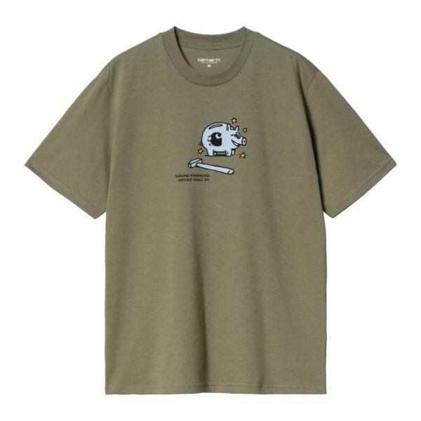 Футболка CARHARTT WIP S/S Piggybank T-Shirt Dollar Green