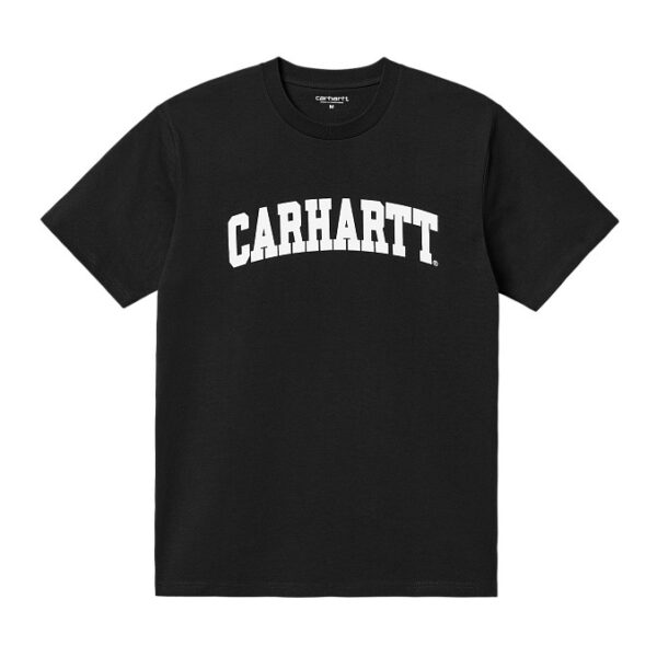 Футболка CARHARTT WIP S/S University T-Shirt Black/White