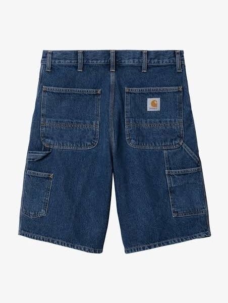 Шорты CARHARTT WIP Single Knee Short Blue (Stone Washed)