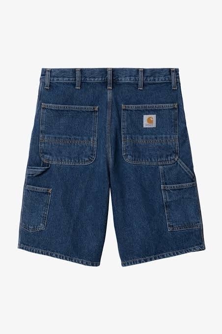 Шорты CARHARTT WIP Single Knee Short Blue (Stone Washed)