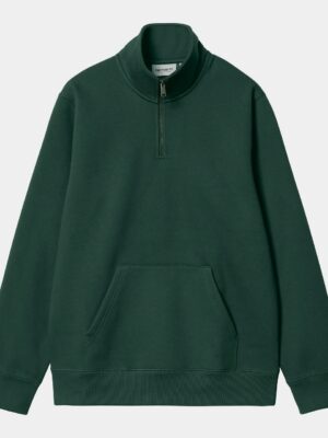 Толстовка CARHARTT WIP Chase Neck Zip Sweatshirt Discovery Green/Gold