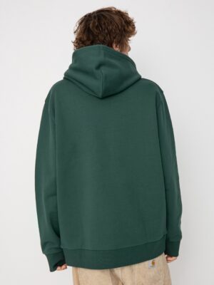 Carhartt I031243 Hooded Script Embroidery Sweat TREEHOUSE WHITE2