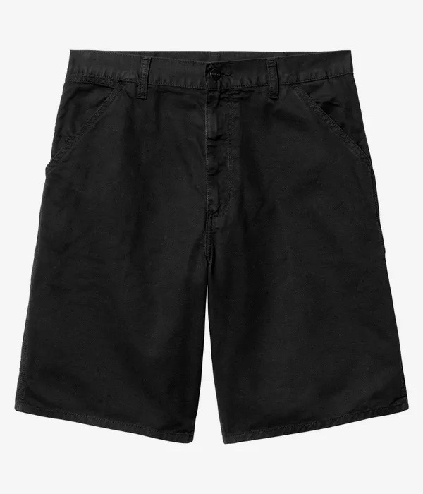 Шорты CARHARTT WIP Single Knee Short Black (Garment Dyed)