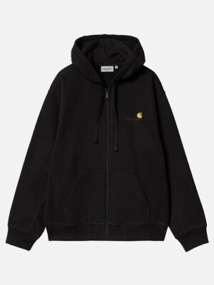 Толстовка CARHARTT WIP Hooded American Script Jacket Black