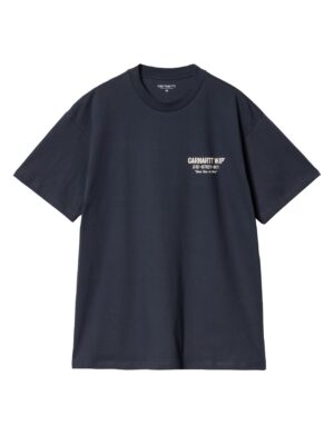 Футболка CARHARTT WIP S/S Less Troubles T-Shirt Blue/Wax