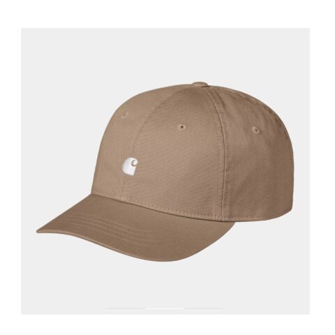 Кепка CARHARTT WIP Madison Logo Cap Leather/White