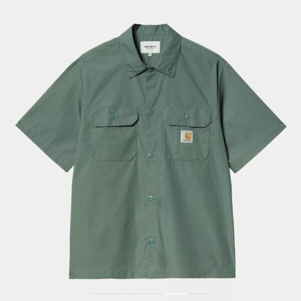 Рубашка Carhartt WIP S/S Craft Shirt Silver Pine