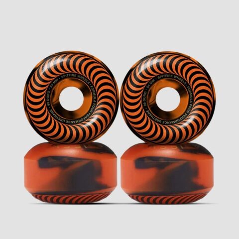 Колеса SPITFIRE F4 99 Swirl Classic Black/Orange