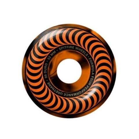 Колеса SPITFIRE F4 99 Swirl Classic BlackOrange 52 mm2
