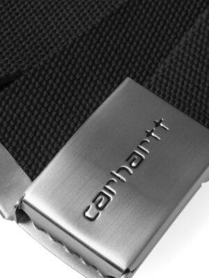 Ремень CARHARTT WIP Clip Belt Chrome Black2